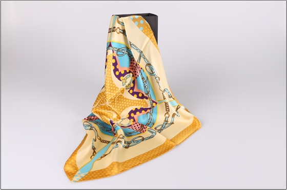 真絲圍巾 印花圍巾 職業小方巾