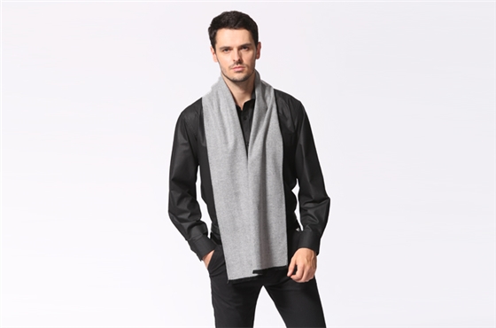 男士圍巾 拉絨圍巾 真絲圍巾