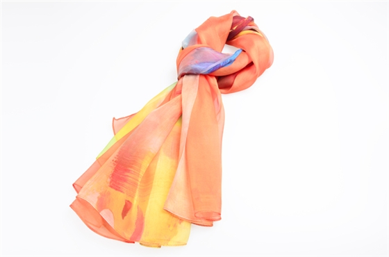 真絲圍巾 印花圍巾 圍巾批發(fā) 女士圍巾