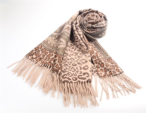 雙面數(shù)碼印花羊絨披肩