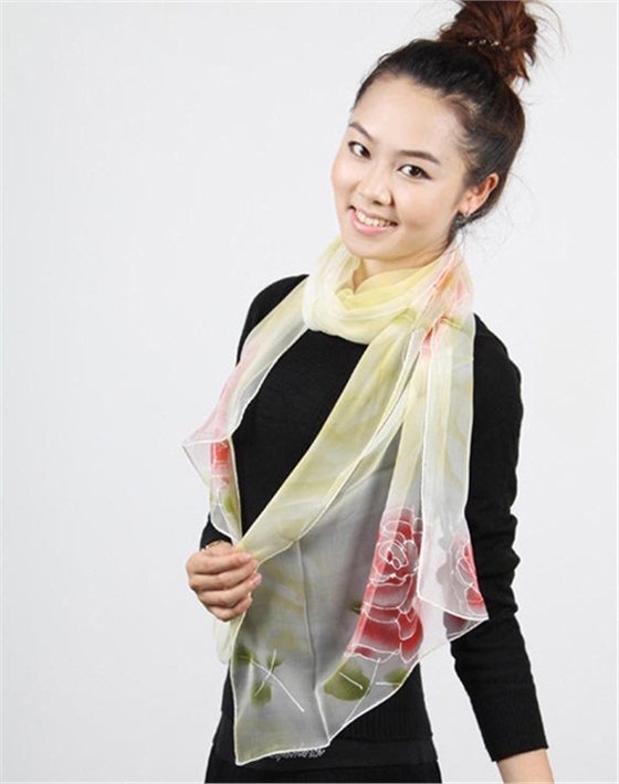 真絲圍巾