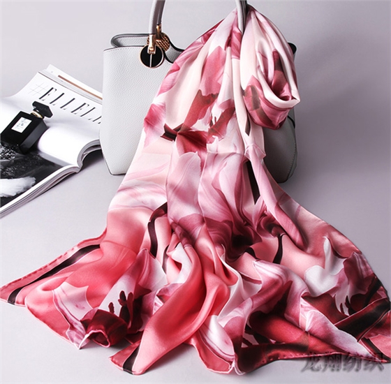 真絲圍巾 真絲圍巾