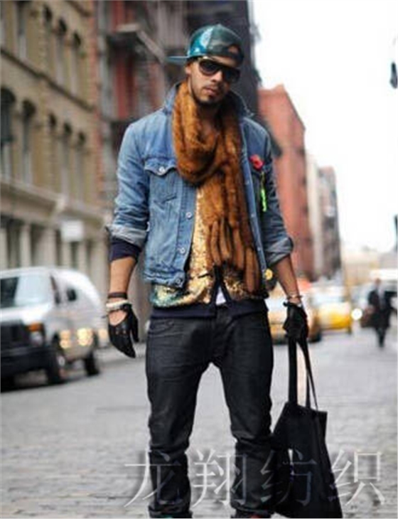 男士針織圍巾 男士針織圍巾