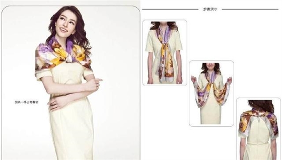 絲巾圍法一、別具一格去野餐 絲巾圍法一、別具一格去野餐