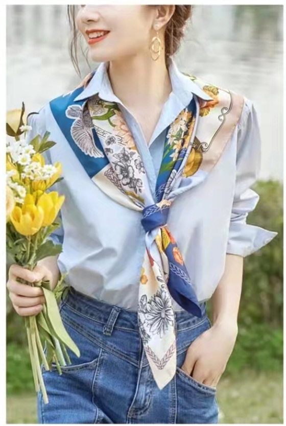 大尺寸絲巾定制