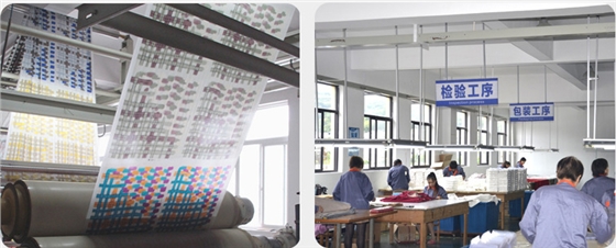 絲巾工廠現場圖