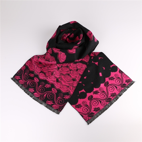女款玫瑰花圍巾