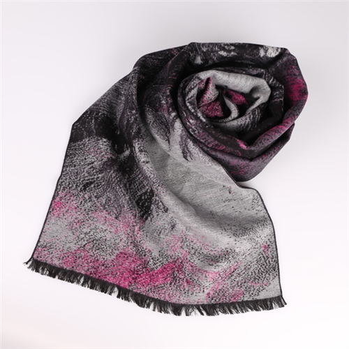 油畫藝術提花圍巾