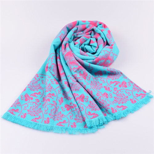 女士提花長巾