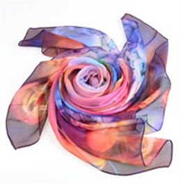 新款三八節雪紡絲巾