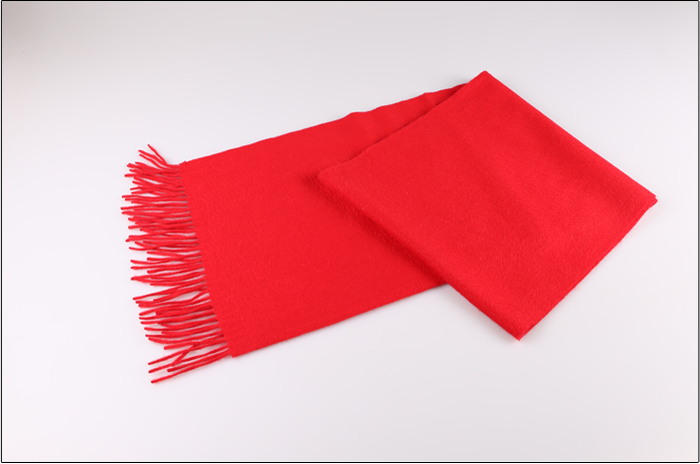 大紅圍巾 羊絨圍巾 禮品圍巾 圍巾定制