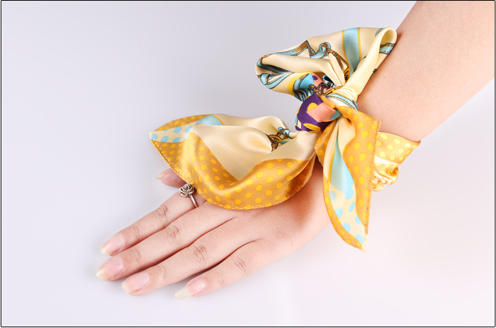 真絲圍巾 印花圍巾 職業小方巾