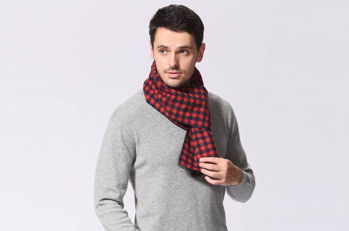 真絲格子圍巾 圍巾OEM定制 真絲格子圍巾 圍巾OEM定制