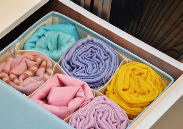 圍巾怎么整理 圍巾怎么整理