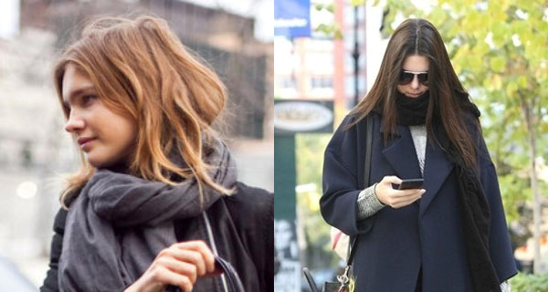 發(fā)型和圍巾搭配