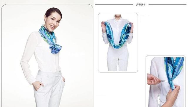 絲巾圍法九、商務休閑的典型搭配 絲巾圍法九、商務休閑的典型搭配