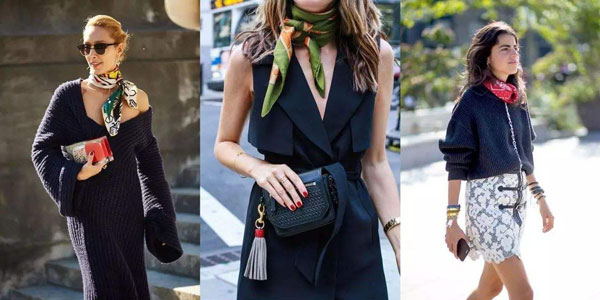 上班族絲巾系法 上班族絲巾系法