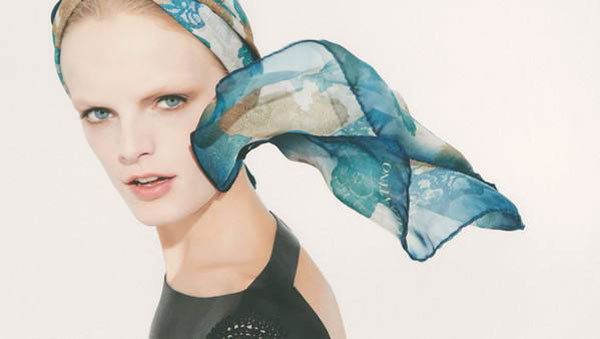 絲巾+發繩 絲巾+發繩