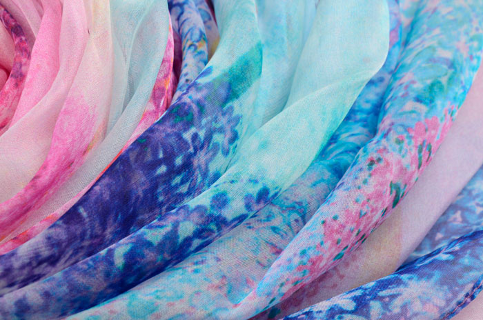 漫天飛舞絲巾細節圖 漫天飛舞絲巾細節圖