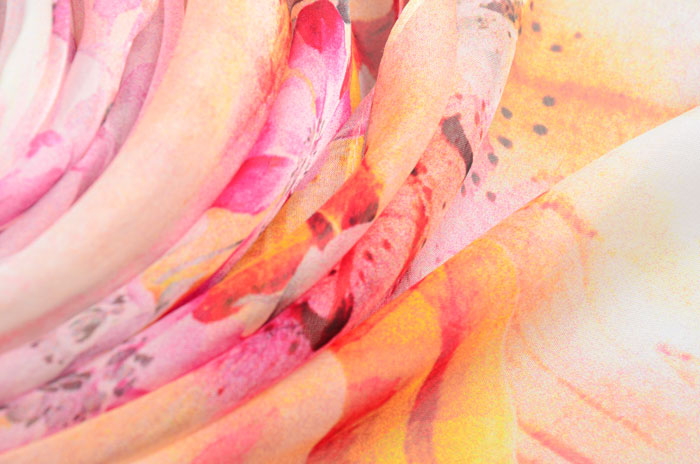 花團錦簇絲巾細(xì)節(jié)圖