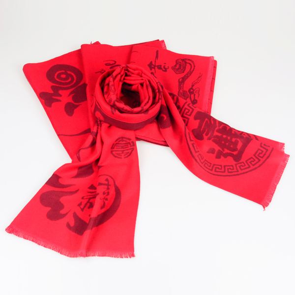 紅圍巾 紅圍巾