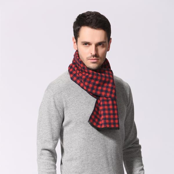格子男式圍巾 格子男式圍巾