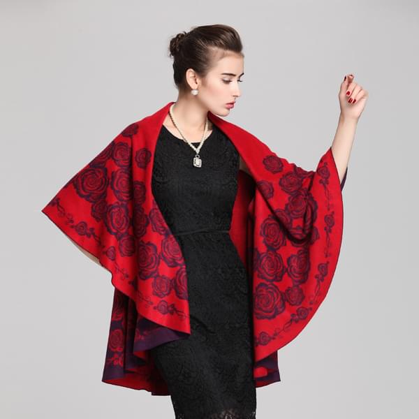 提花圓巾披肩 提花圓巾披肩