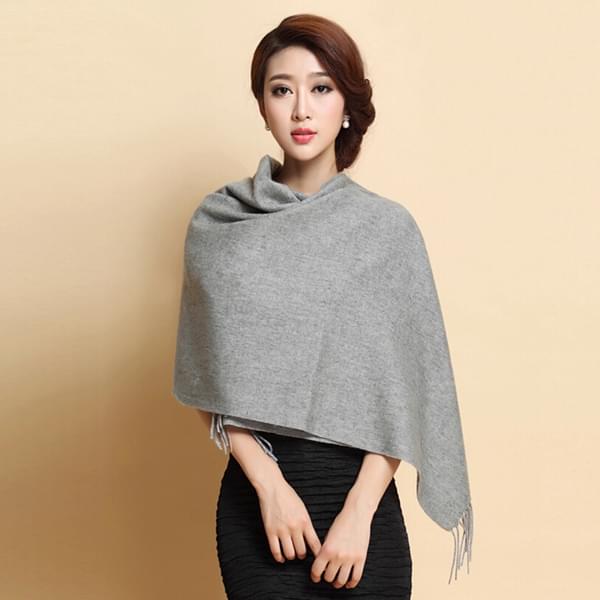 素色羊絨披肩 素色羊絨披肩