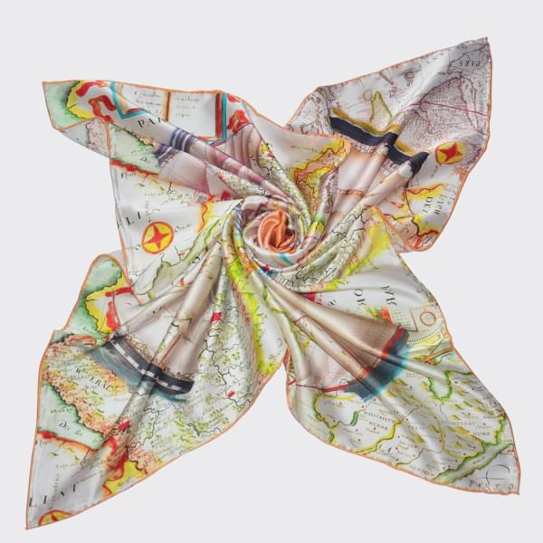 女士素縐緞圍巾 女士素縐緞圍巾