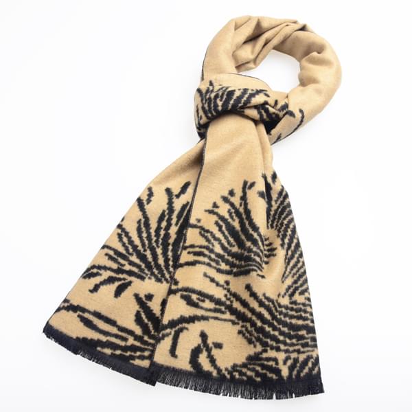 真絲提花拉毛圍巾 真絲提花拉毛圍巾