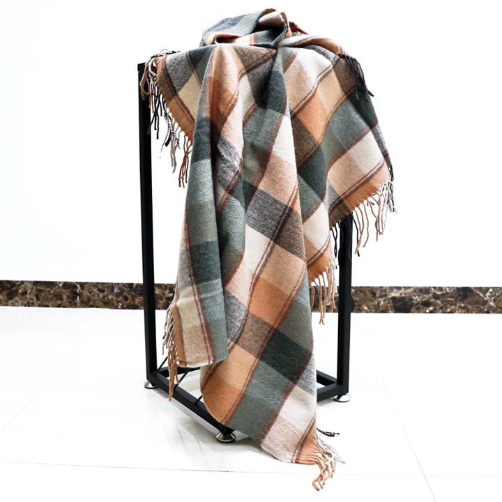 格子羊毛毯 格子羊毛毯