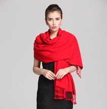 紅色竹纖維披肩 紅色竹纖維披肩