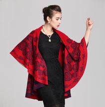 提花圓巾披肩 提花圓巾披肩