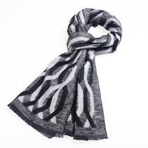 男士真絲條紋圍巾 男士真絲條紋圍巾