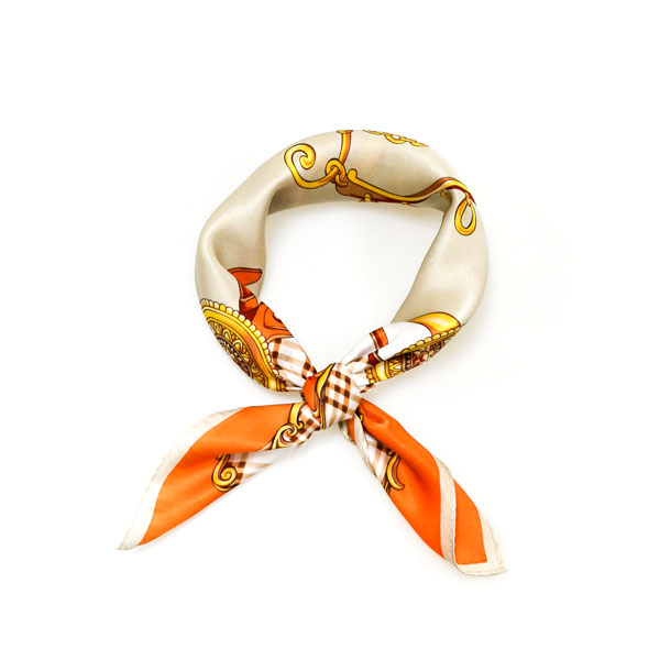 格紋誘橘小方巾 格紋誘橘小方巾