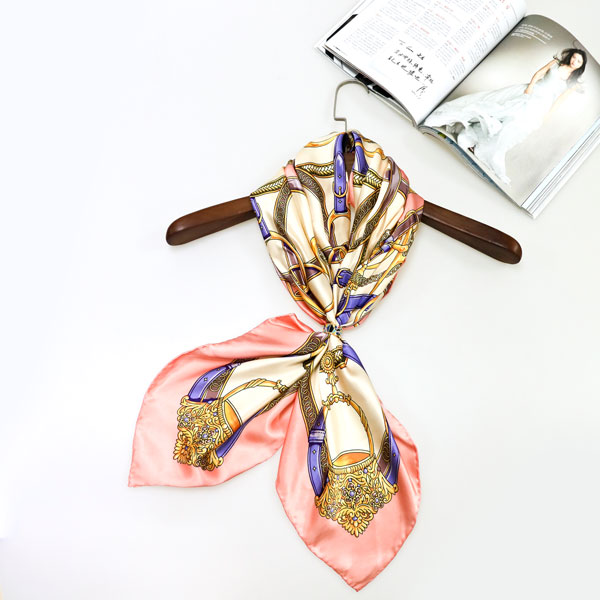 粉色風氣絲巾 粉色風氣絲巾