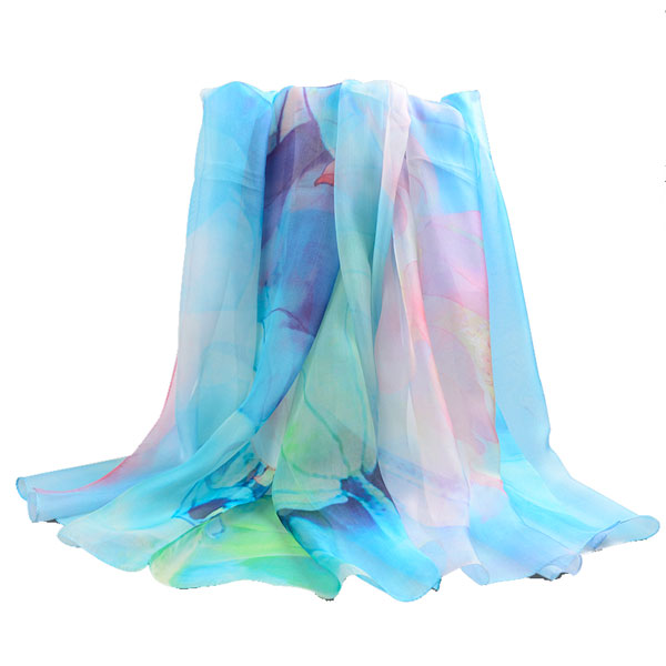 出水芙蓉絲巾 出水芙蓉絲巾